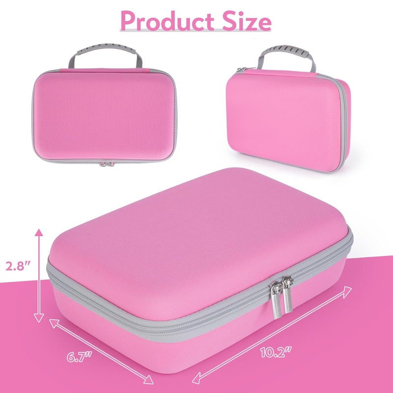 SMYV Water Flosser Travel Case, Portable Oral Irrigator Organizer, Sturdy Carrying Storage Holder for Flosser, Electric Toothbrush, Toothpaste and Irrigator Accessories (Case Only) - Pink - Image 3